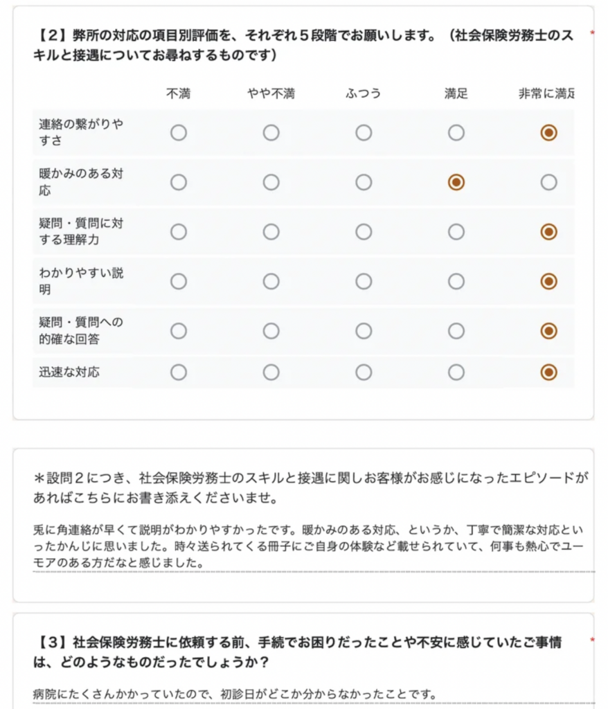 とにかく連絡が早く、説明がわかりやすかったです。暖かみのある対応、というより“丁寧で簡潔な対応”という感じに思いました。